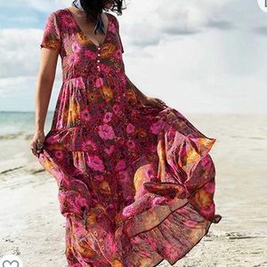 Floral maxi dress